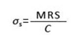 MRS, Safety coefficient, design stress