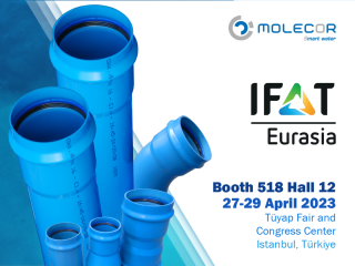 Molecor will attend IFAT Eurasia from April 27 to 29, 2023